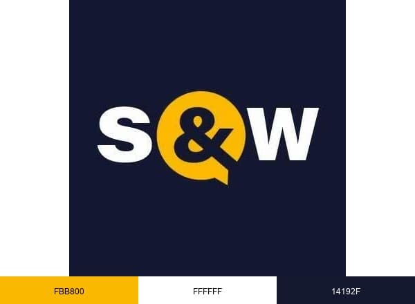 S&W Wholesale brand color palette