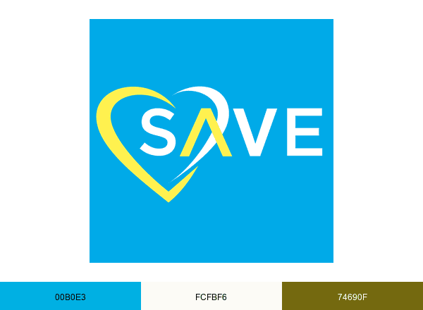 SAVE brand color palette