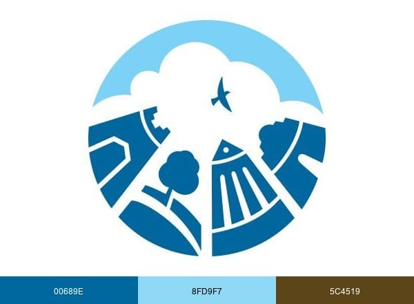Saving Places brand color palette