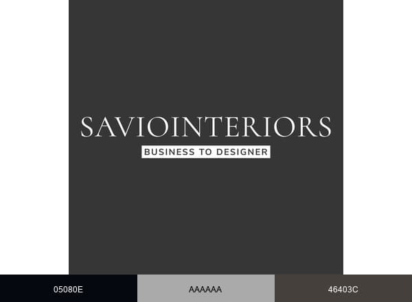 Savio Interiors brand color palette
