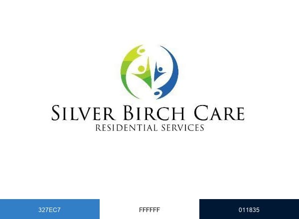 Silver Birch Care brand color palette