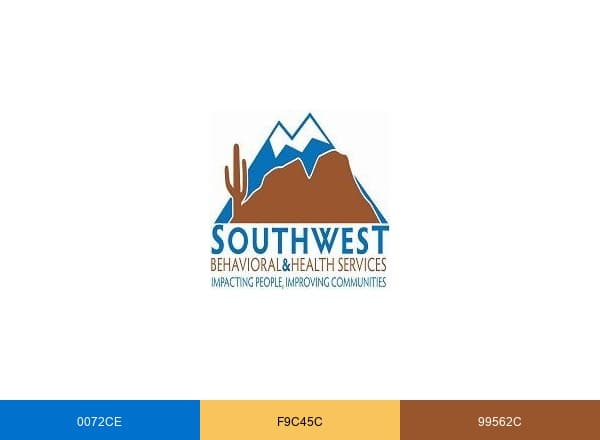 Southwest Behavioral & Health Services brand color palette