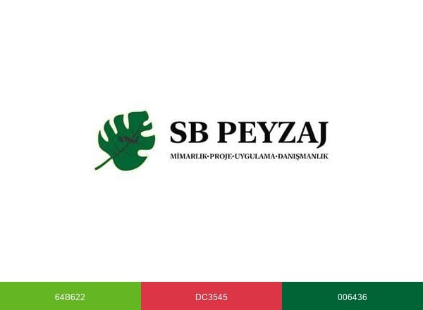 SB Peyzaj ve Mimarlık brand color palette