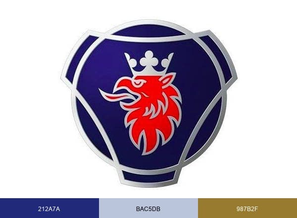 Scania Group brand color palette
