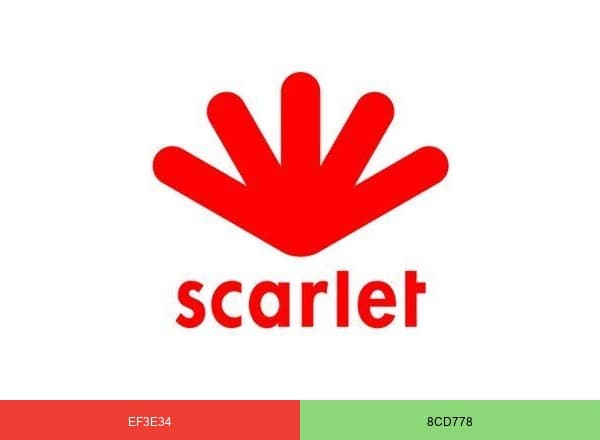 Scarlet brand color palette