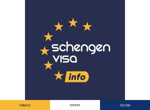 Schengen Visa Info brand color palette