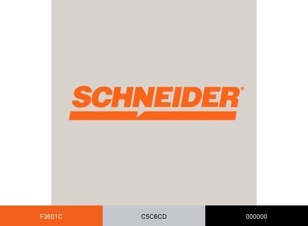 Schneider brand color palette