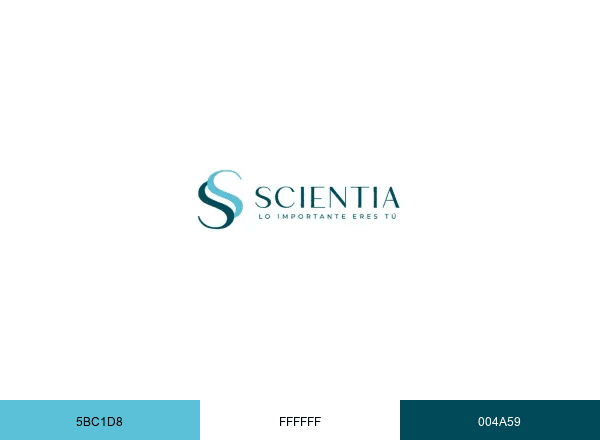 Scientia Peritajes brand color palette
