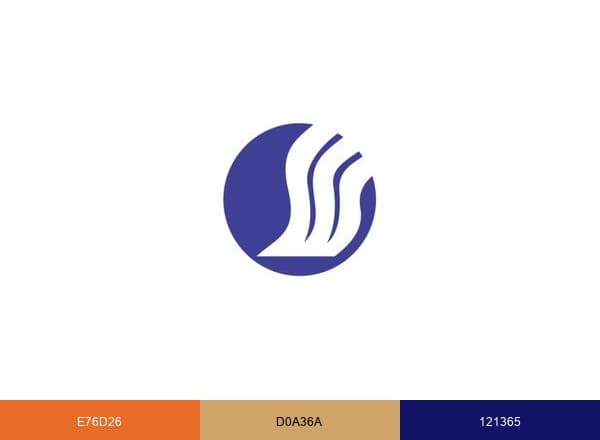 Shandong Airlines brand color palette