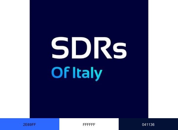 SDRs of Italy brand color palette
