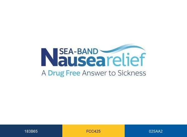 Sea-Band Nausea Relief brand color palette