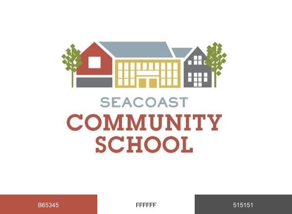 Seacoast Community School brand color palette