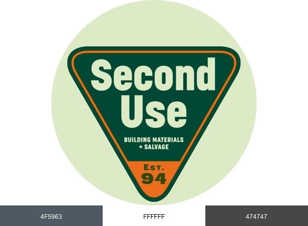 Second Use brand color palette