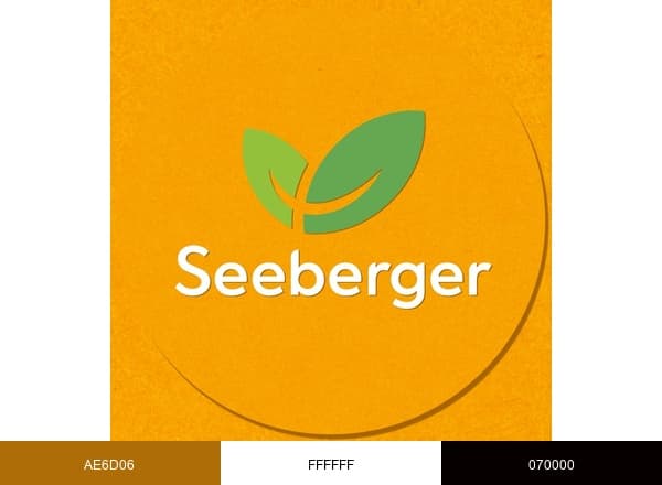 Seeberger brand color palette