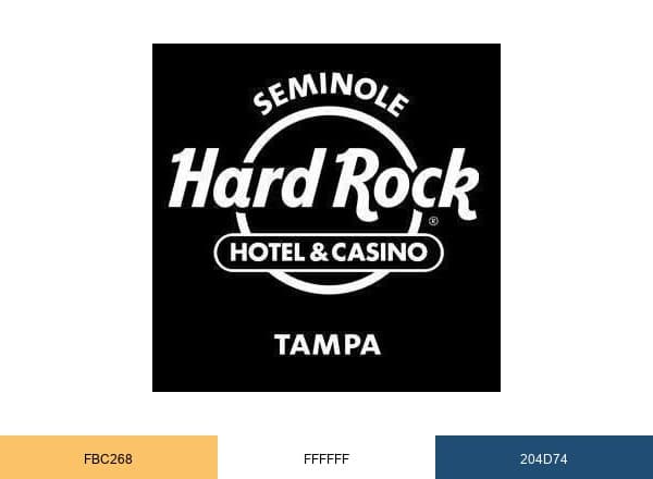 Seminole Hard Rock Tampa brand color palette