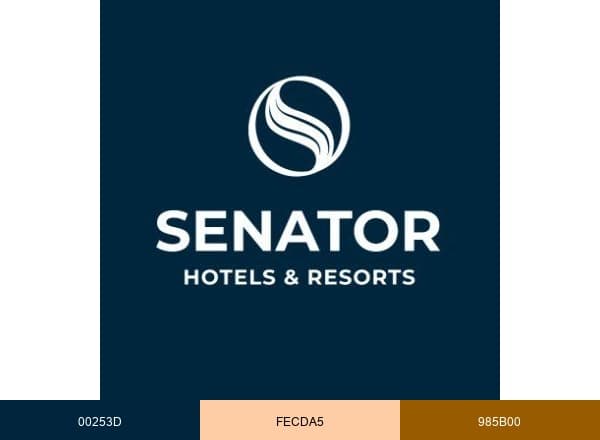 Senator Hotels & Resorts brand color palette