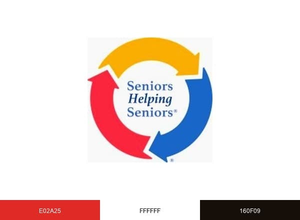 Seniors Helping Seniors brand color palette