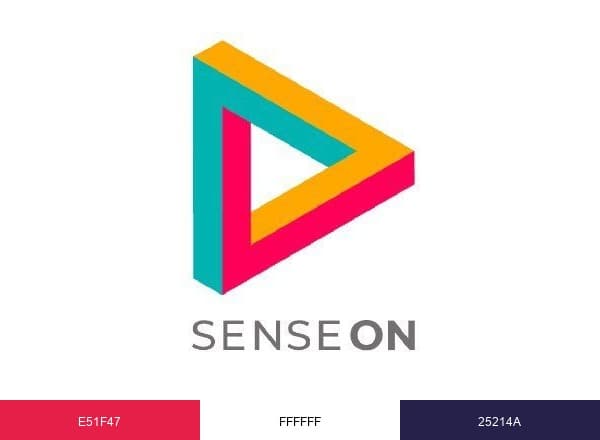 SenseOn brand color palette