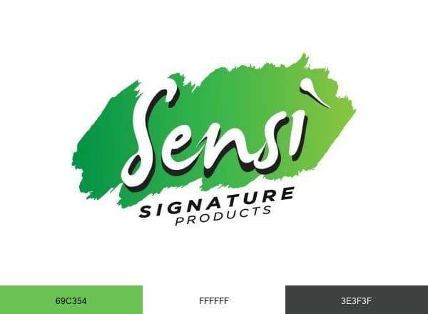 Sensi Products brand color palette
