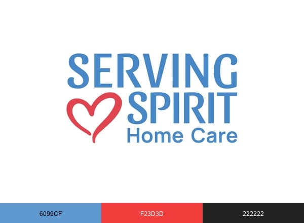 Serving Spirit Home Care brand color palette