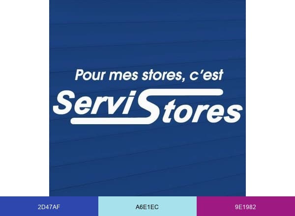 Servistores brand color palette