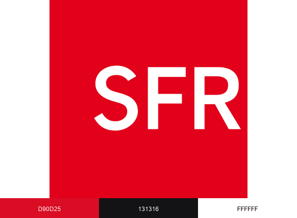 SFR brand color palette