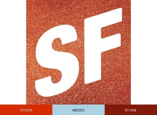 Only in SF @ brand color palette