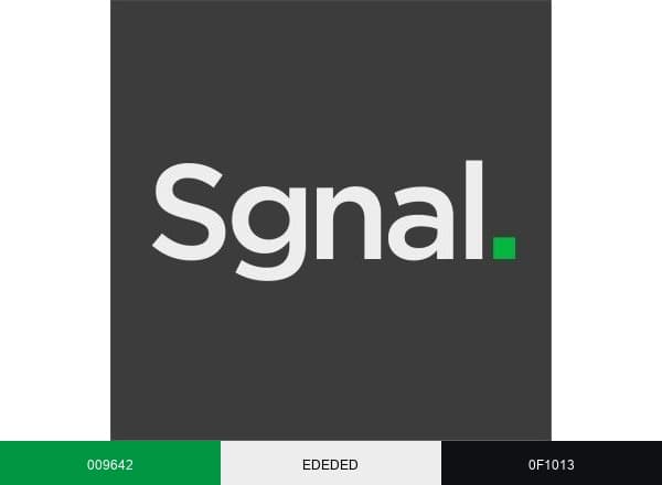 Sgnal brand color palette