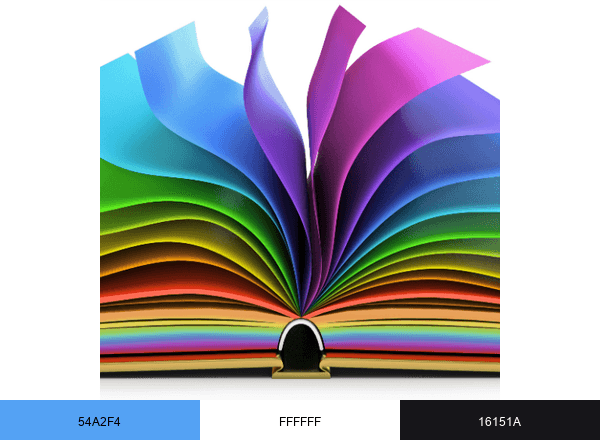 المكتبة الفلسطينية الشاملة brand color palette