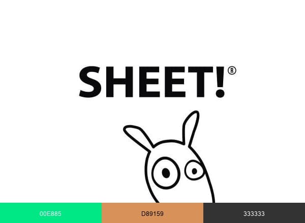 SHEET brand color palette