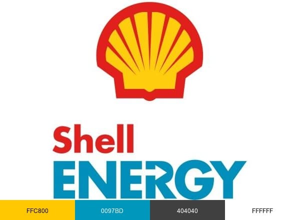Shell Energy brand color palette