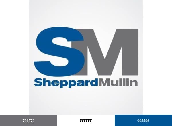 Sheppard Mullin brand color palette