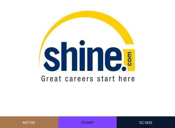 ShineDotCom brand color palette