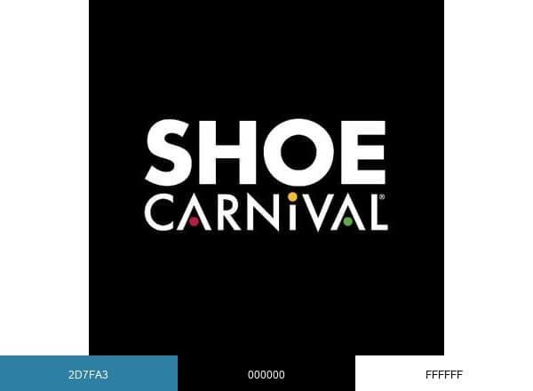 Shoe Carnival brand color palette