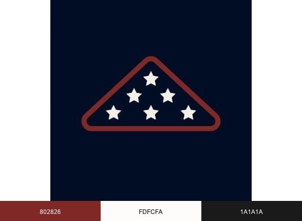 Allegiance Flag Supply brand color palette