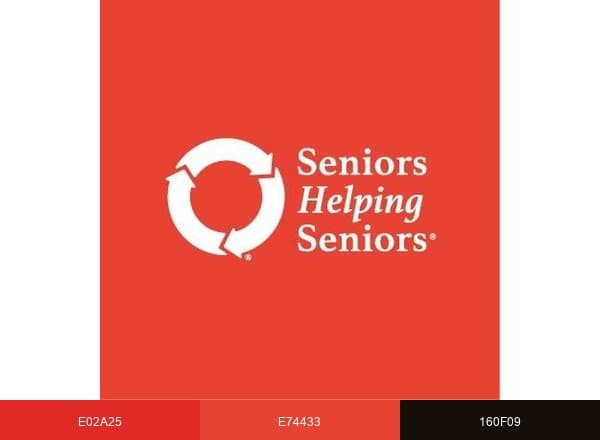 Seniors Helping Seniors Metro Springfield brand color palette