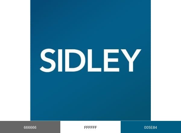 Sidley Austin LLP brand color palette