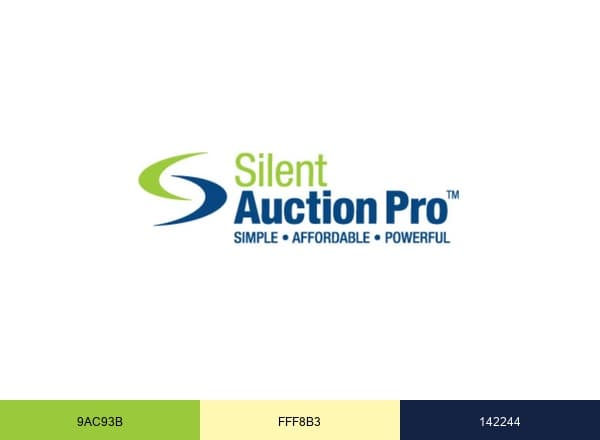 Silent Auction Pro brand color palette