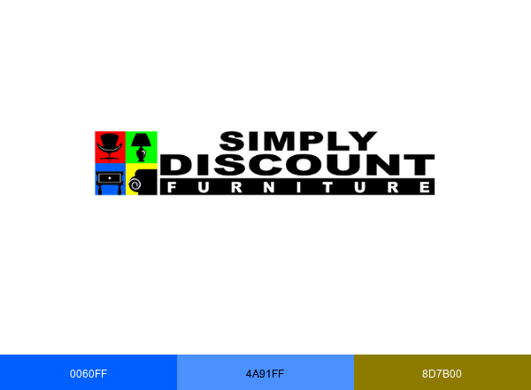 Simply Discount Furniture Santa Clarita brand color palette