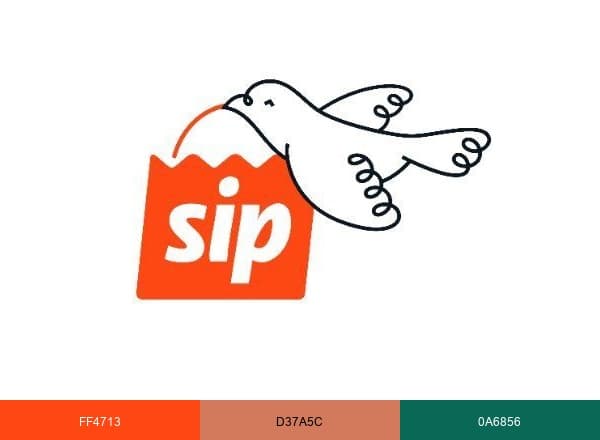 Sip brand color palette