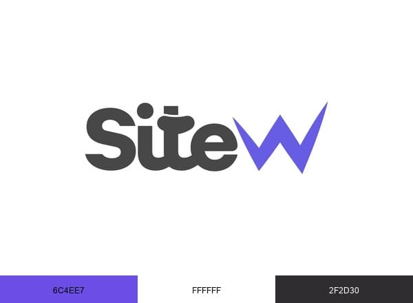 SiteW brand color palette