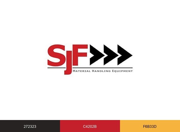 SJF MaterialHandling brand color palette