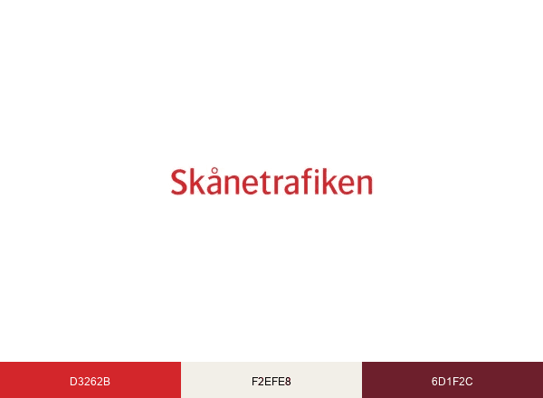 -Skånetrafiken brand color palette