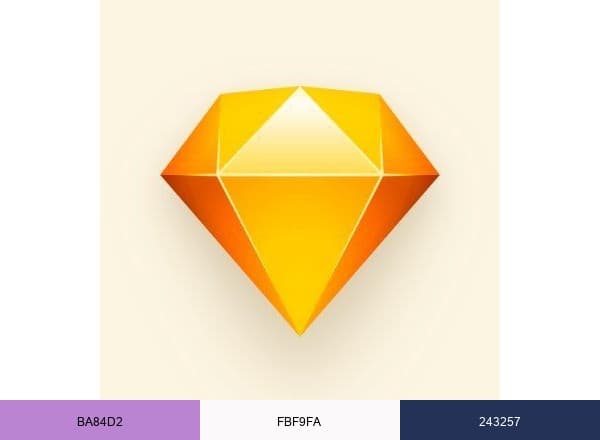 Sketch brand color palette