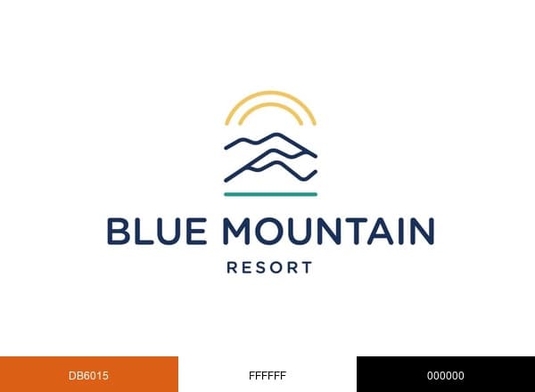 Blue Mountain Resort brand color palette