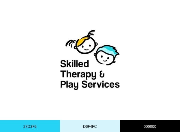 Skilled Therapy & Play Services brand color palette