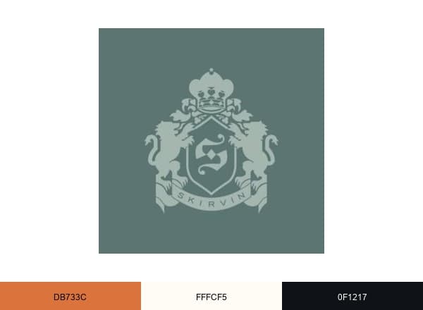 The Skirvin Hilton Oklahoma City brand color palette