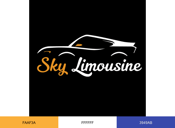 Sky limousine brand color palette