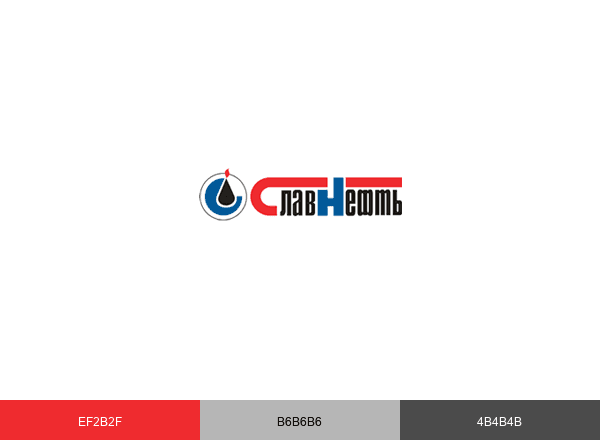 JSC Oil and Gas Company Slavneft brand color palette