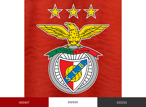 SL Benfica brand color palette